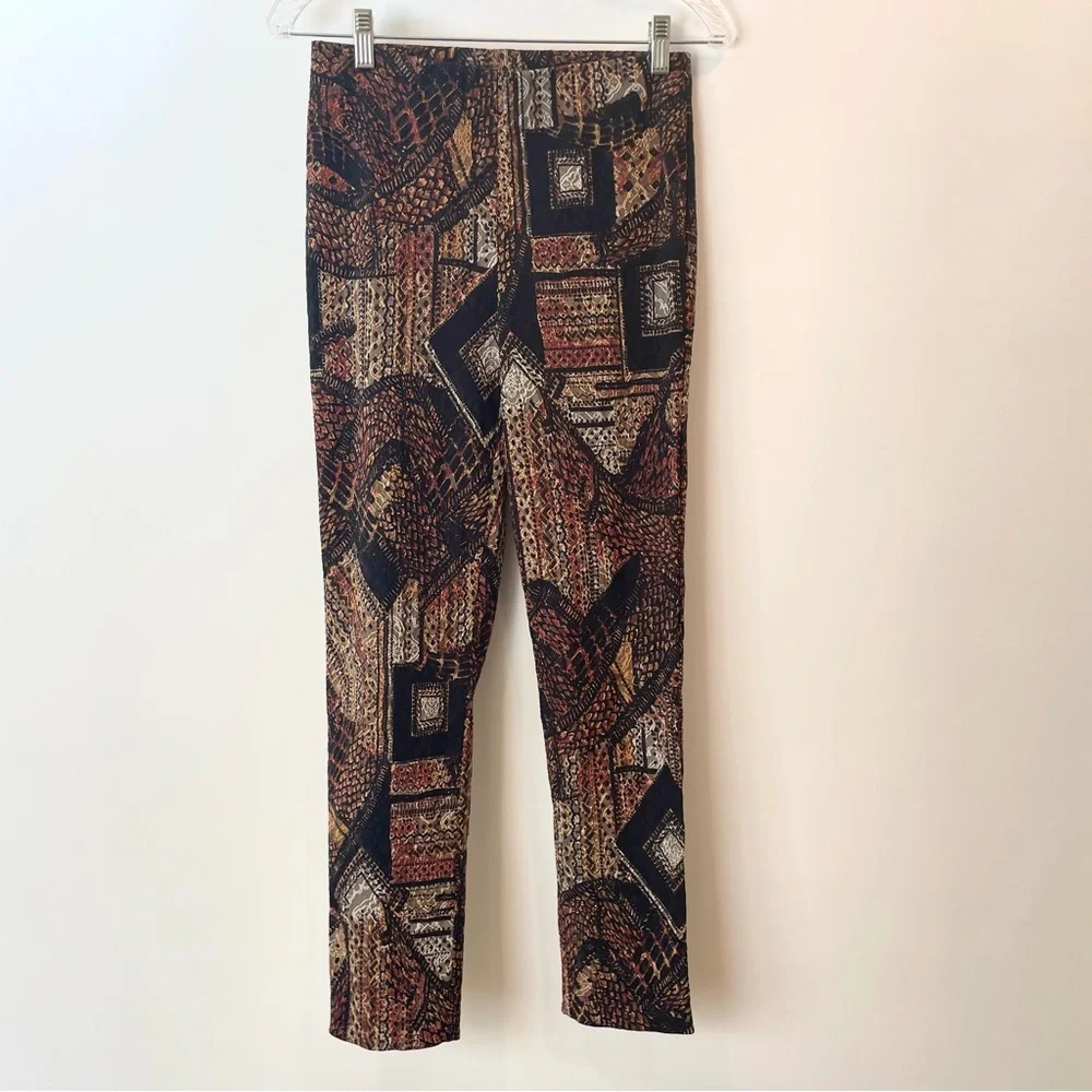 Joseph Ribkoff Multi-Color Pull On Pant - Picture 4 of 11